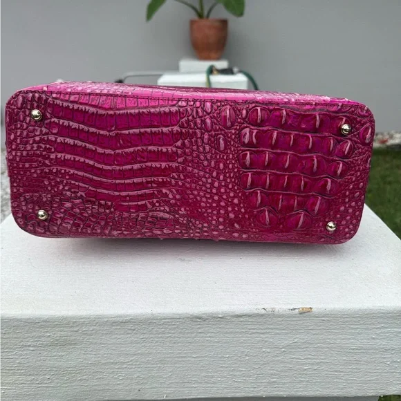 Brahmin Large Duxbury AND matching Veronica Wallet in Pink Potion